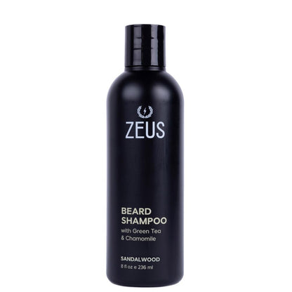 Beard Shampoo Wash for Men with Natural Oils (8 Fl Oz) Sandalwood