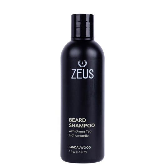 Beard Shampoo Wash for Men with Natural Oils (8 Fl Oz) Sandalwood